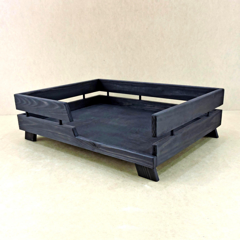 Лежак деревянный для собаки 