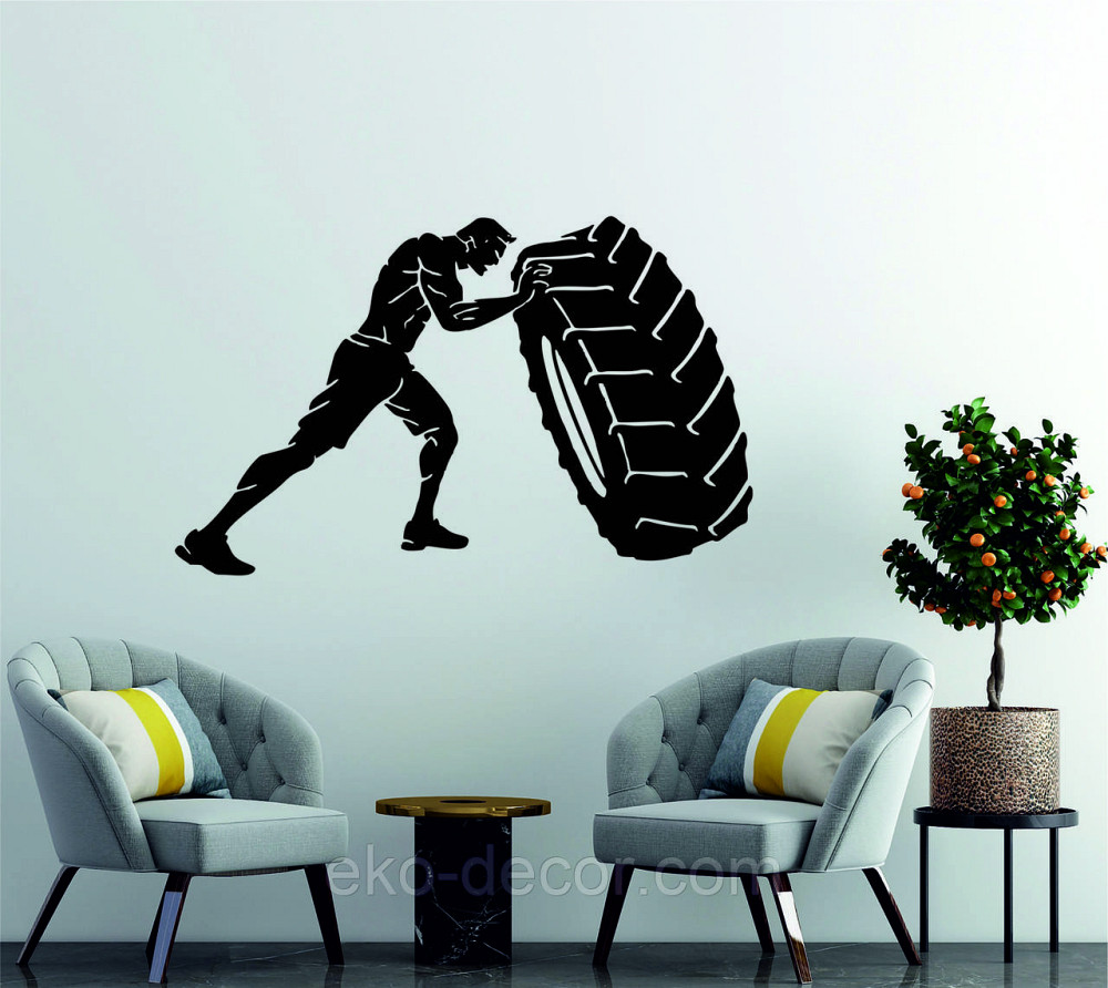 Декоративне настінне Панно «Кросфіт», Декор на стіну Київ - фото 7