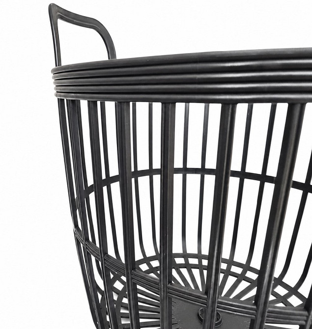 Корзина мультифункциональная плетеная Prosperplast Zoe Basket, 40 л, чорная Киев - изображение 4