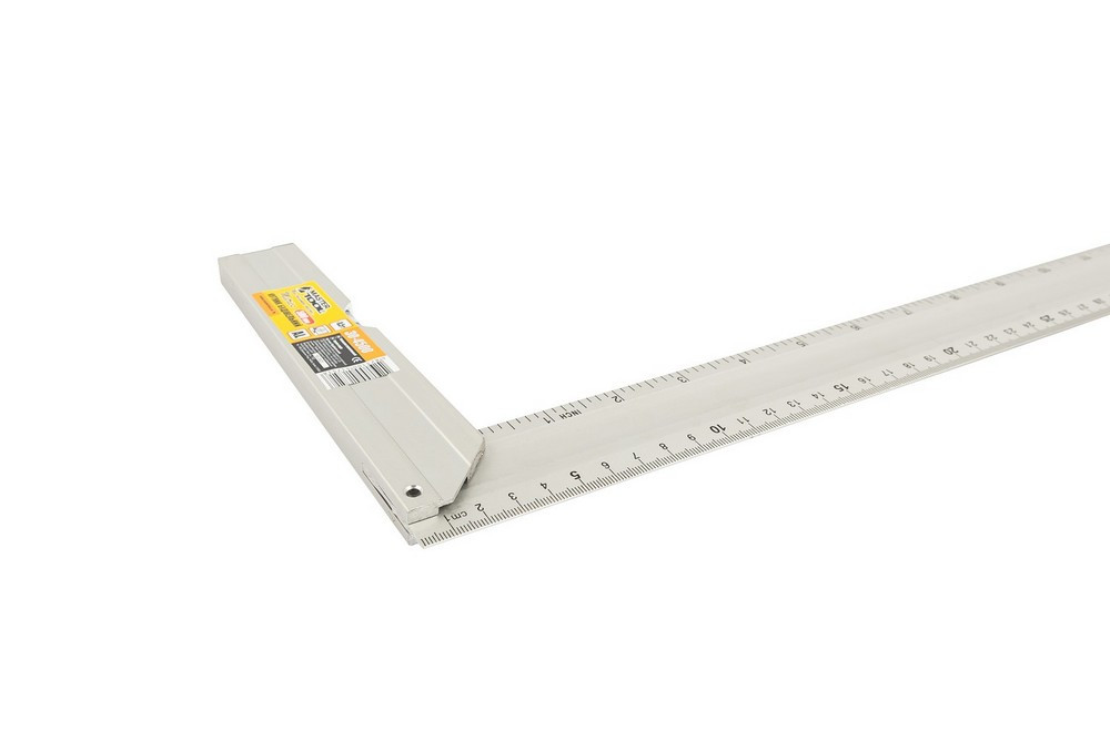 MASTERTOOL Кутник будівельний алюмінієвий MASTERTOOL 500 мм ручка Al з капсулою 0,5 мм/1м 30-45 Київ - фото 7