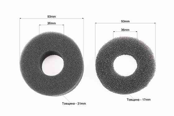 Фільтр повітряний - елемент тонкого очищення 178F, поролон к-кт 2шт Тип 2 Киев