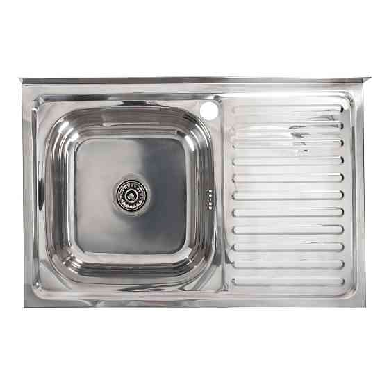 Кухонна мийка з нержавіючої сталі Valeso ПОЛІРОВКА 8050 L (0,7/160 мм) Коломыя