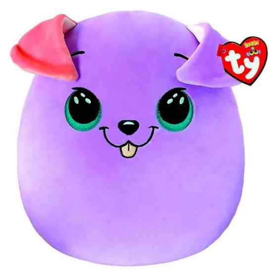 Мягкая игрушка-подушка TY Squish a Boos Фиолетовый пес Битси 20 см (39225) Харьков
