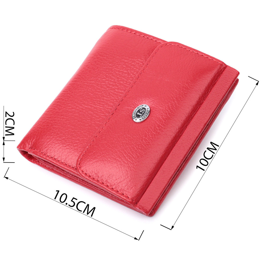 Женское удобное портмоне из натуральной кожи ST Leather 22723 Красный Киев - изображение 3