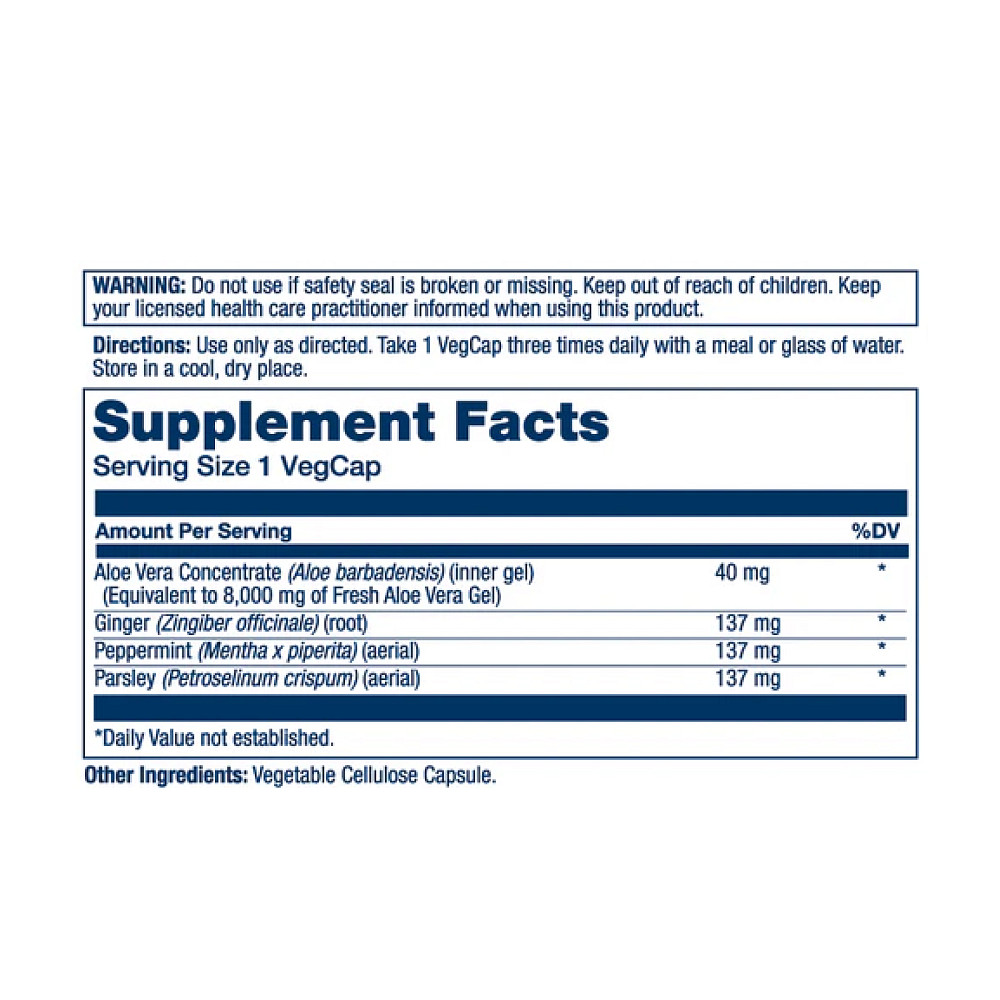 Екстракт алое віра Solaray Super Aloe Vera Gel 8000 мг 100 капсул Луцьк - фото 2