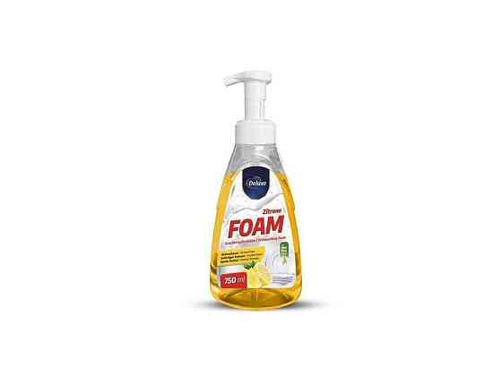 Піна для миття посуду 750мл Foam Zitrone з екстрактом цитруса ТМ DELUXE Київ