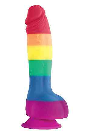 Фаллоимитатор Радуга NS Novelties Colours Pride Edition на присоске Sex Aura Киев