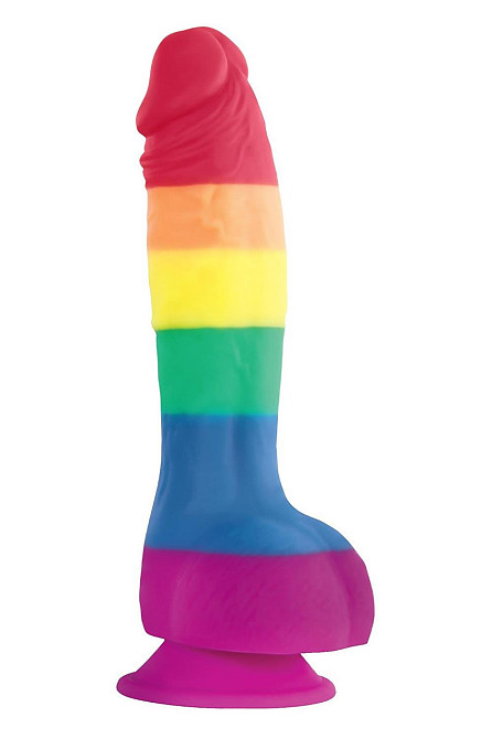 Фаллоимитатор Радуга NS Novelties Colours Pride Edition на присоске Sex Aura Киев - изображение 1