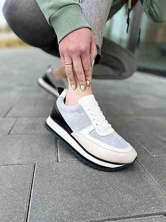 ALEX BENZ Кросівки жіночі ALEX BENZ DJ66 сірі (весна-осінь, шкіра+замша натуральна) (5014) Коломия