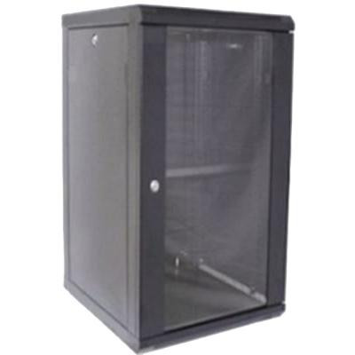 Шафа настінна Hypernet 18U 19" 600x450 (WMNC-18U-FLAT-BLACK) Вінниця - фото 1
