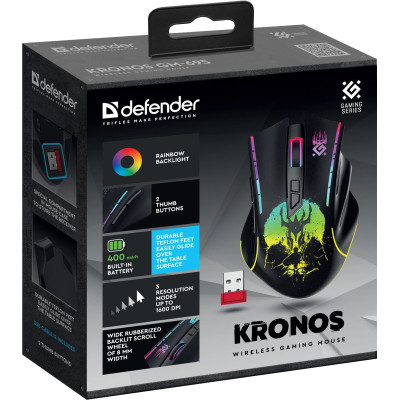 Мишка Defender Kronos GM-695 Wireless Black (52695) Вінниця - фото 9