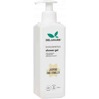 Гель для душу DeLaMark з ароматом квіток жасмину і нотками ванілі 400 мл (4820152331465) Вінниця