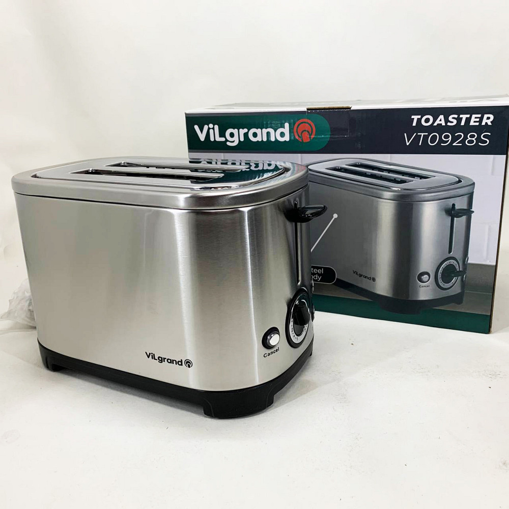 Електро тостер ViLgrand VT0928S 950 Вт, Тостер з підйомником для маленьких скибочок JP-13 Івано-Франківськ - фото 4