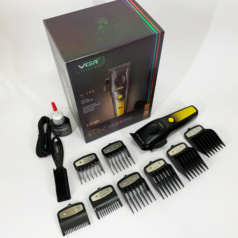 Професійна машинка для стрижки волосся VGR, Електрична акумуляторна машинка для стрижки LK-18 Львів - фото 2