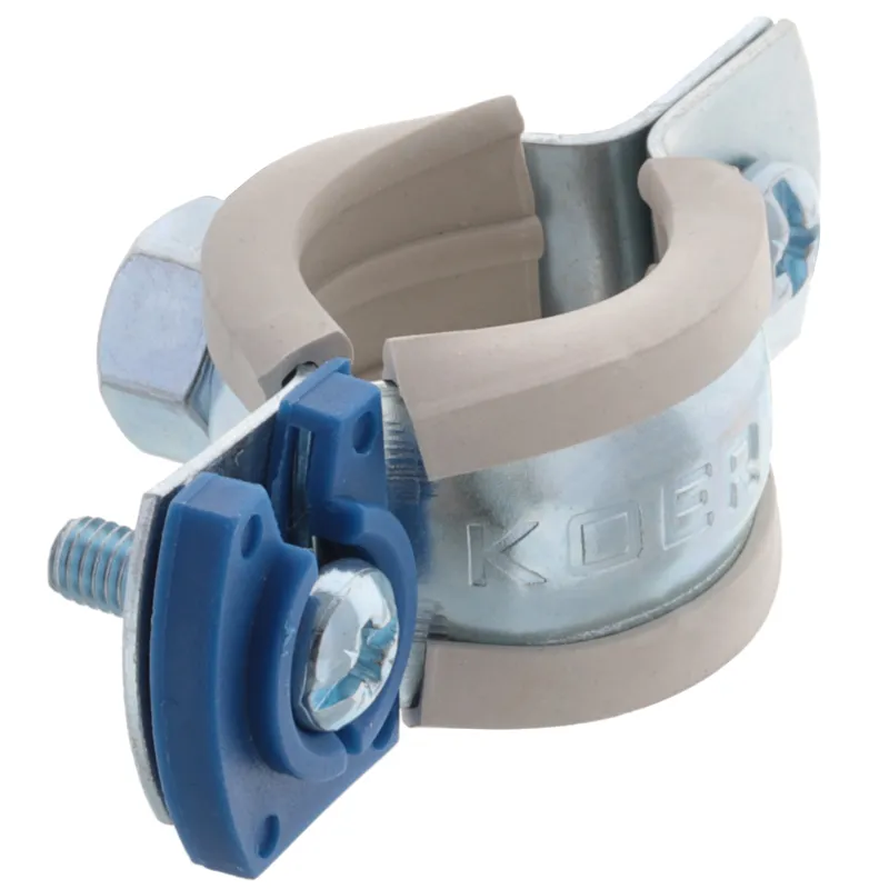 Хомут трубний оцинкований Koer KCB.10.G 1/2" (20-25) сірий (KR2784) Київ - фото 1