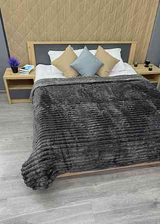 Плед 200х230 см (+-10см) на овчине 