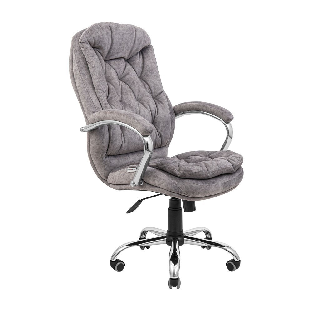 Офисное кресло руководителя Venice Kemel Хром M2 Anyfix Серый Киев - изображение 1