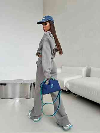 Женский утепленный прогулочный костюм двойка из трехнитки на флисе Одесса