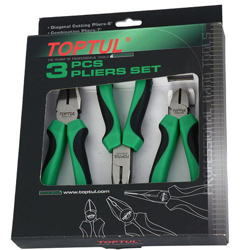 Набор пассатижей TOPTUL 3ед. GAAE0302 Одесса - изображение 1