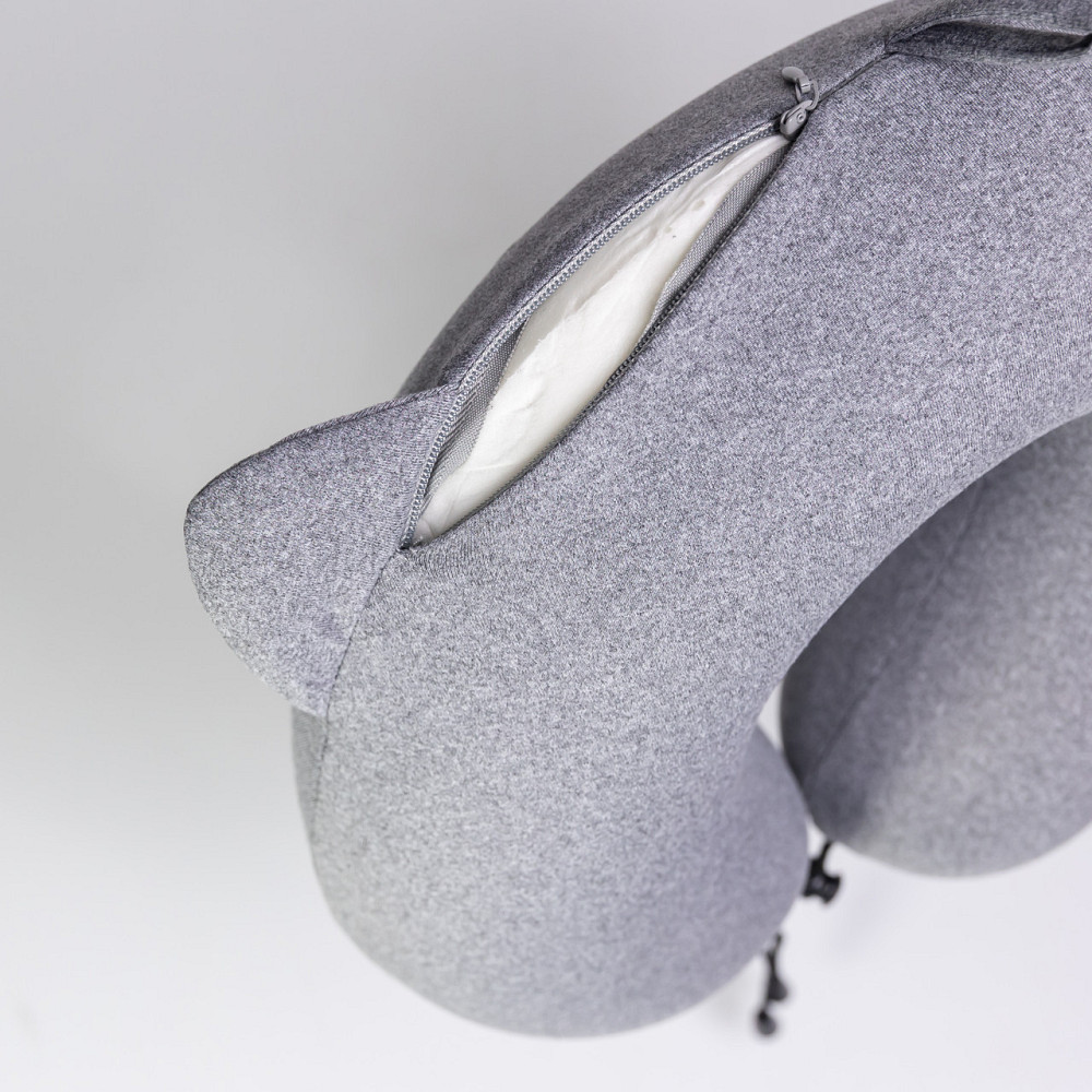 Подушка для шиї Smile&Hug U-подібна темно-сіра HP-56-14G Київ - фото 3