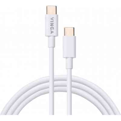 Дата кабель USB-C to USB-C 1.0m 45W PVC Vinga (VCPCTC45W) Вінниця