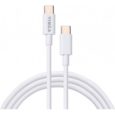 Дата кабель USB-C to USB-C 1.0m 45W PVC Vinga (VCPCTC45W) Вінниця - фото 1