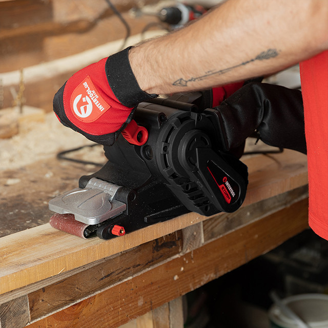 Шліфмашина стрічкова INTERTOOL WT-0530, 1,01 кВт, 380 м/хв, 76×533 мм - для столярів Львів - фото 8