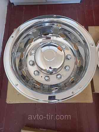 Колпак колеса глубокий задний 22.5 (нержавійка) ведуча вісь Колпак задний 22.5 Ковпак на автобус 22.5 Луцьк