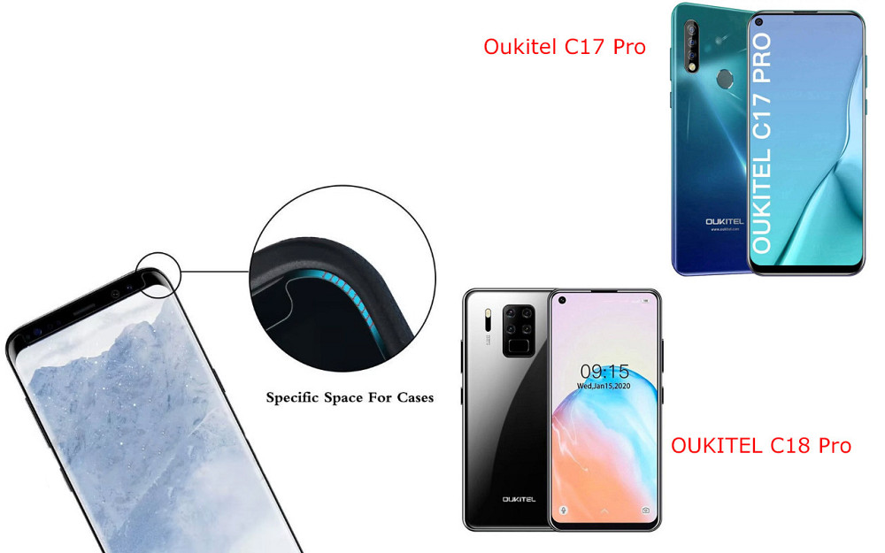 Захисне скло HyperGlass Pro для Oukitel C17 Pro, OUKITEL C18 Pro – максимальна чутливість та захист Київ - фото 3