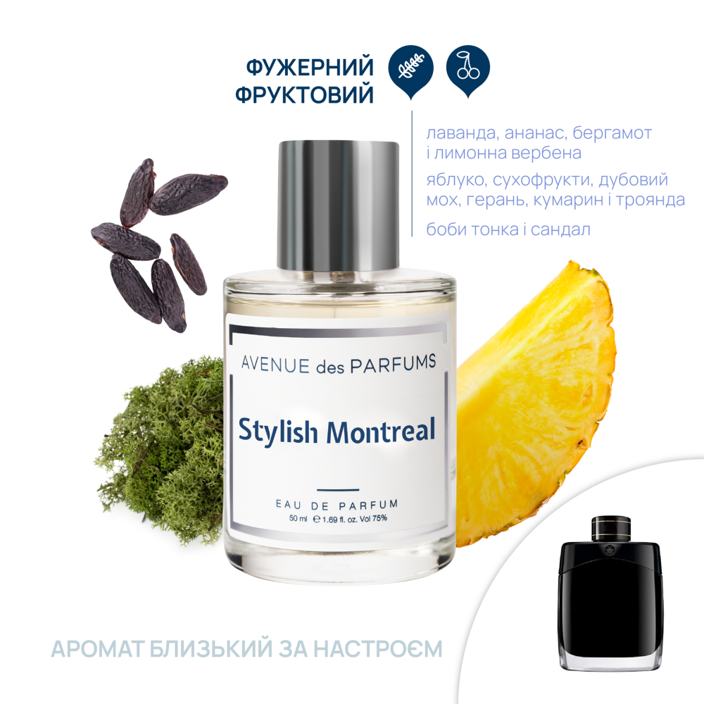 Парфюмерная вода Stylish Montreal Avenue des Parfums 50 мл Киев - изображение 2