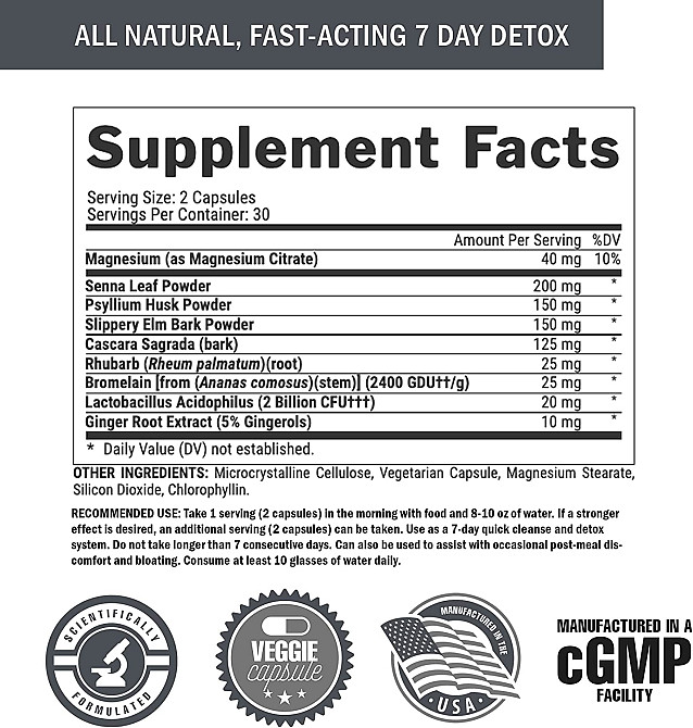 Детокс комплекс Nutrex Lipo-6 Black Cleanse &amp; Detox 60 Caps Луцьк - фото 3