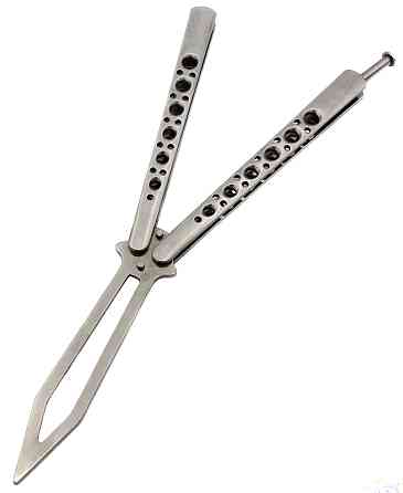 Ніж метелик Тренувальний Metalic AK3 Дніпро