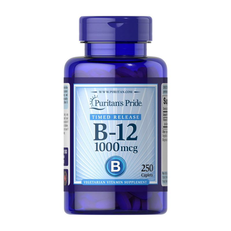Vitamin B-12 1000 mcg Time Release (250 caplets) Луцьк - фото 1