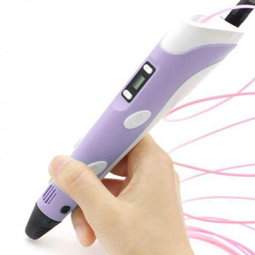 Ручка 3d pen c экраном 3D ручка Smart 3D Pen 2 фиолетовая, Современная аккумуляторная LO-436 3d ручка Киев - изображение 9