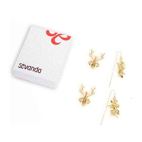 Зажимы для сосков LOCKINK SEVANDA Stag Adjustable Nipple Clamps Set Sex Aura Киев
