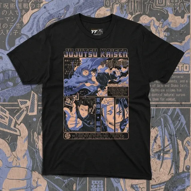 Футболка для підлітка хлопчика з принтом Магическая Битва Сугуро Гето 4 Розмір 160 Anime10714 Дніпро - фото 1