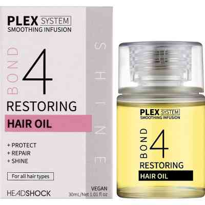 Масло для волос Headshock Plex System Restoring Hair Oil №4 Восстанавливающее 30 мл (5031413936032) Винница