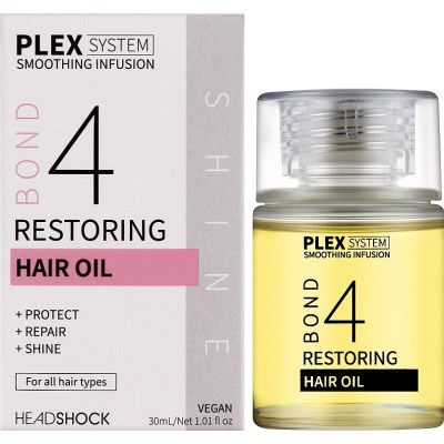 Олія для волосся Headshock Plex System Restoring Hair Oil №4 Відновлювальна 30 мл (5031413936032) Вінниця - фото 2