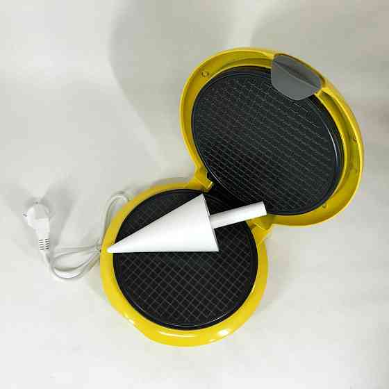 Вафельниця кругла з антипригарним покриттям Magio MG-397 750Вт, Дешева вафельниця ES-26 Івано-Франківськ