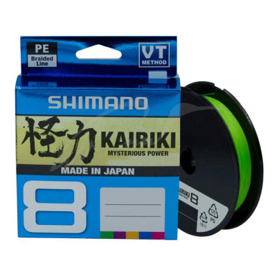 Шнур Shimano Kairiki 8 PE Mantis Green 150m 0.06mm 5.3kg (59WPLA58R00) Винница - изображение 1