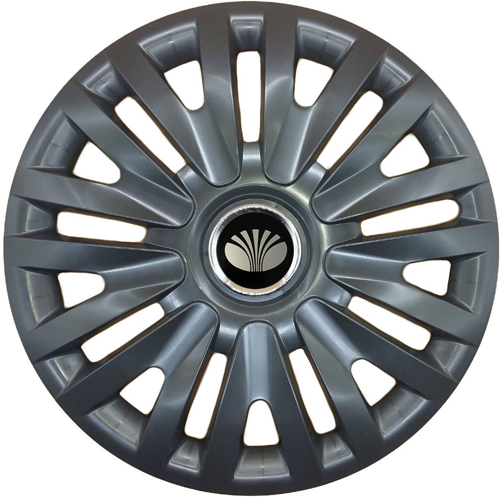 Автомобильные модельные колпаки R16 SJS Daewoo 412 4шт, чёрные Киев - изображение 1