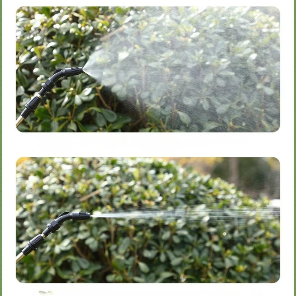 Ручной опрыскиватель аккумуляторный на 5 литров наплечный портативный для сада и огорода садовый пластиковый голубой Каменец-Подольский - изображение 2