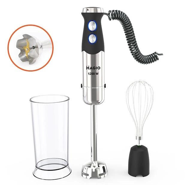 Багатофункціональний блендер Magio MG-645 1200 Вт, Занурювальний блендер для домашніх потреб MN-84 Львів - фото 14
