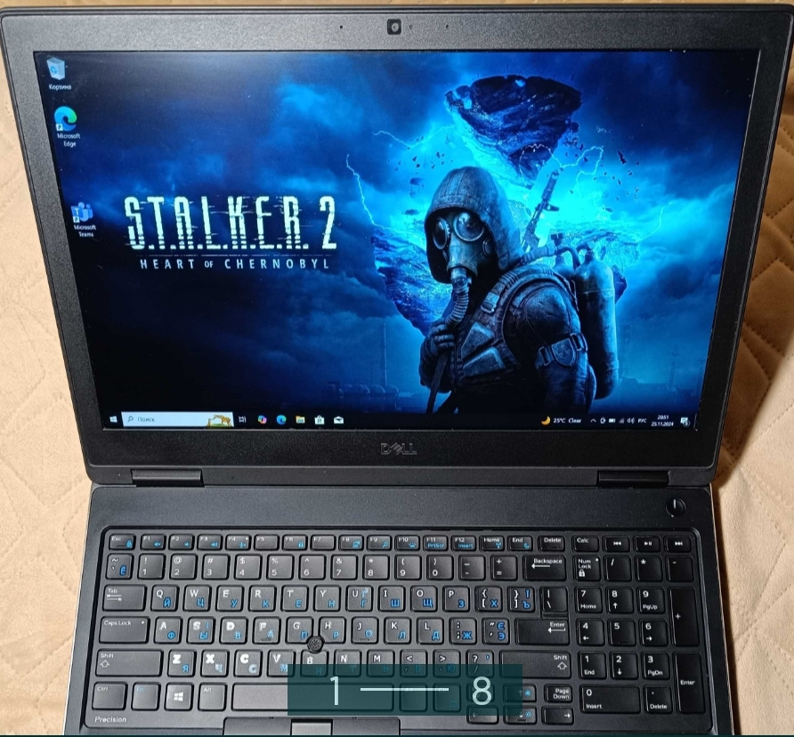 Ноутбук Игровой DELL i5- 8300H / 16/256Gb. Nvidia P1000 4Gb . Киев - изображение 6