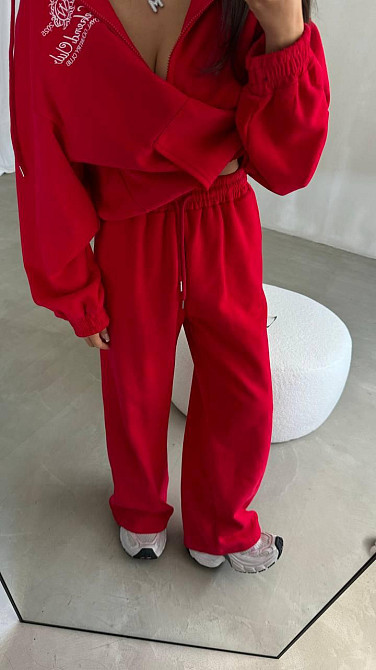 Жіночий повсякденний спортивний костюм двійка: кофта і штани з турецької двонитки Одеса - фото 2