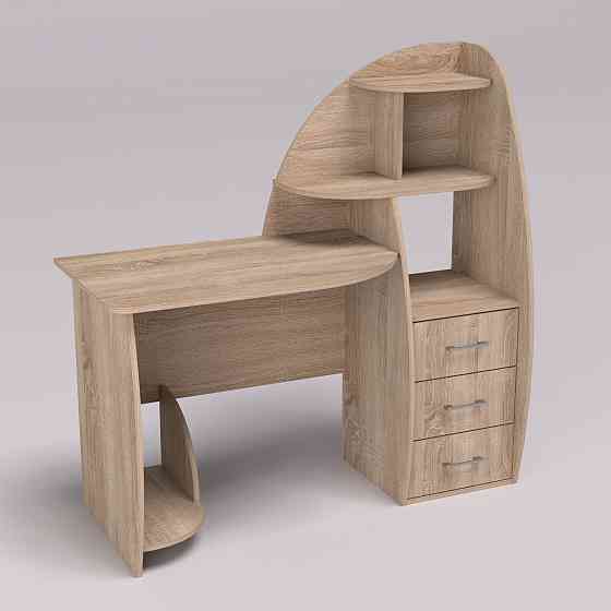 Стіл письмовий СКП-2 №10, Дуб Сонома, 1300/550/1300 Львів