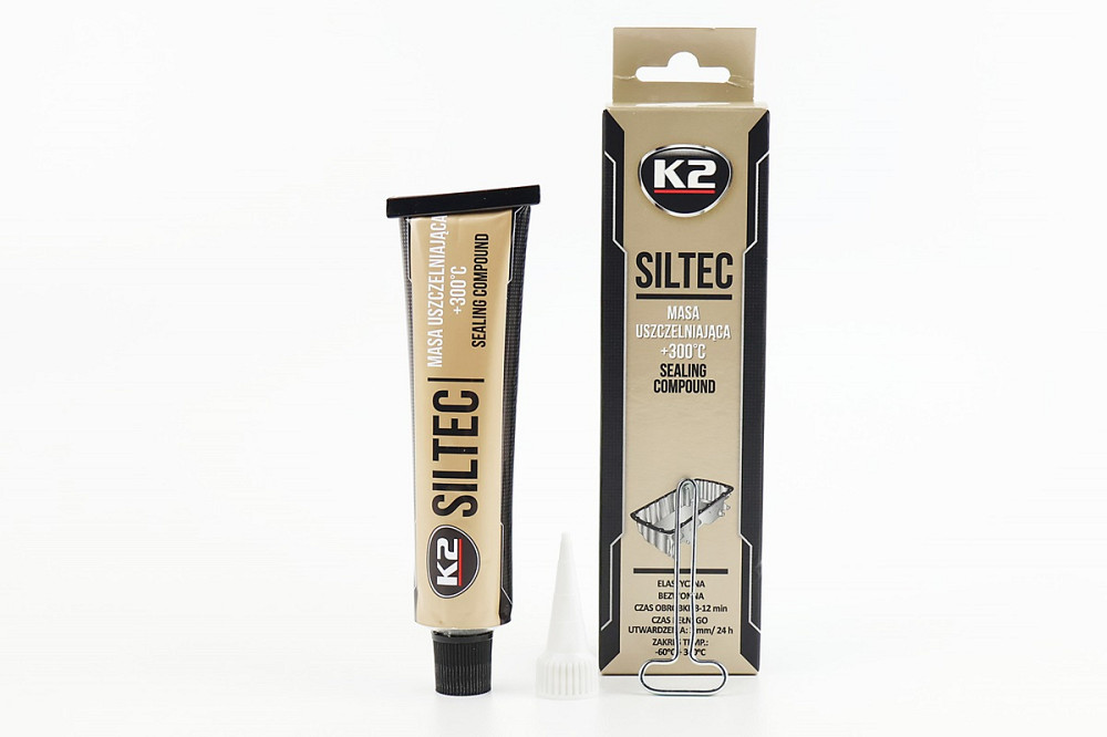 Герметик силіконовий високотемпературний ЧОРНИЙ "SILTEC" 90g Киев - изображение 1