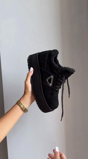 Molly Кросівки жіночі MOLLY 876 чорні (зима, замша натуральна) (5734) 39 Коломыя - изображение 1