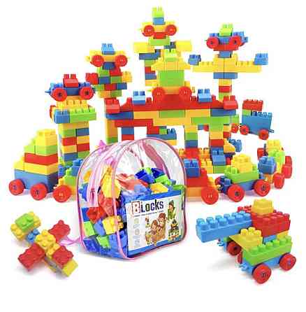 Конструктор для дітей 130 кубиків дитячий конструктор Кам'янець-Подільський