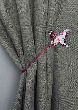 Магніти для штор і гардин Метелик Люсі набір 2 шт фіолетовий 81-275 Київ